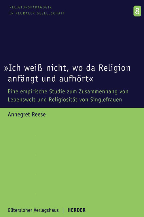 "Ich weiß nicht, wo da Religion anfängt und aufhört" main product photo