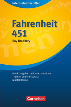 Cornelsen Senior English Library - Literatur - Ab 11. Schuljahr / B2 - Fahrenheit 451