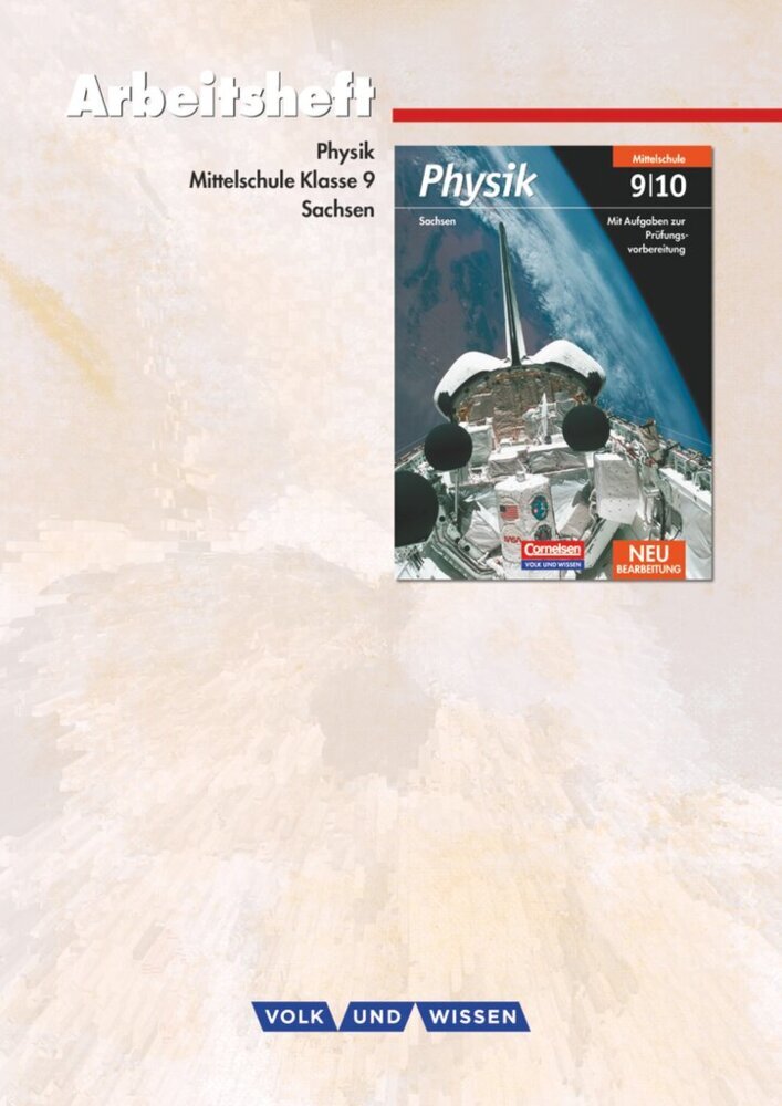 Physik - Ausgabe Volk und Wissen - Mittelschule Sachsen - 9. Schuljahr main product photo