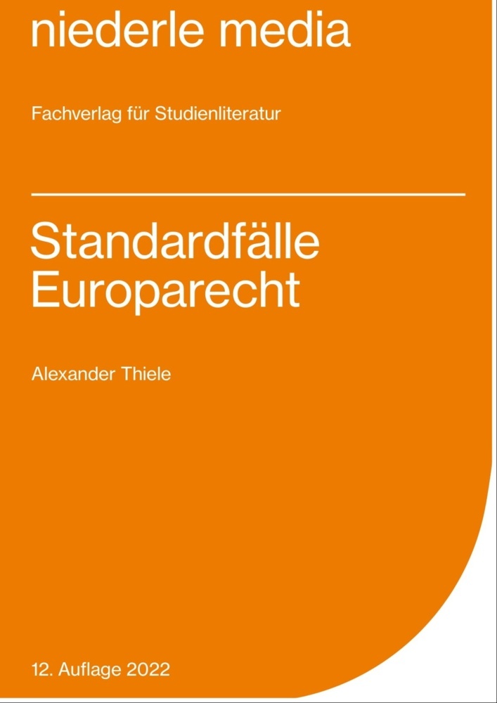 Standardfälle Europarecht - 2022 main product photo