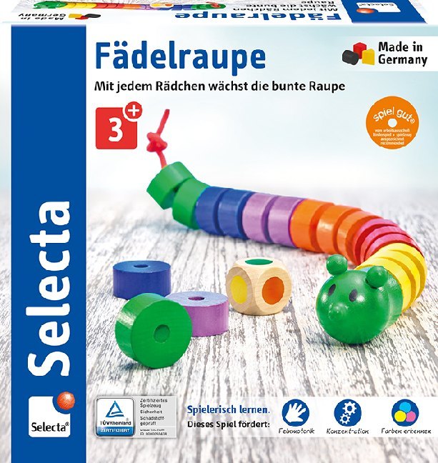 Fädelraupe (Kinderspiel) main product photo