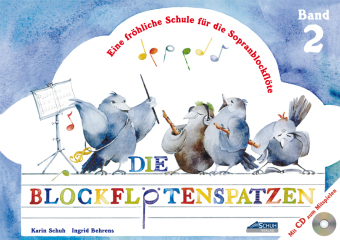 Der Blockflötenspatz, m. Audio-CD. Bd.2