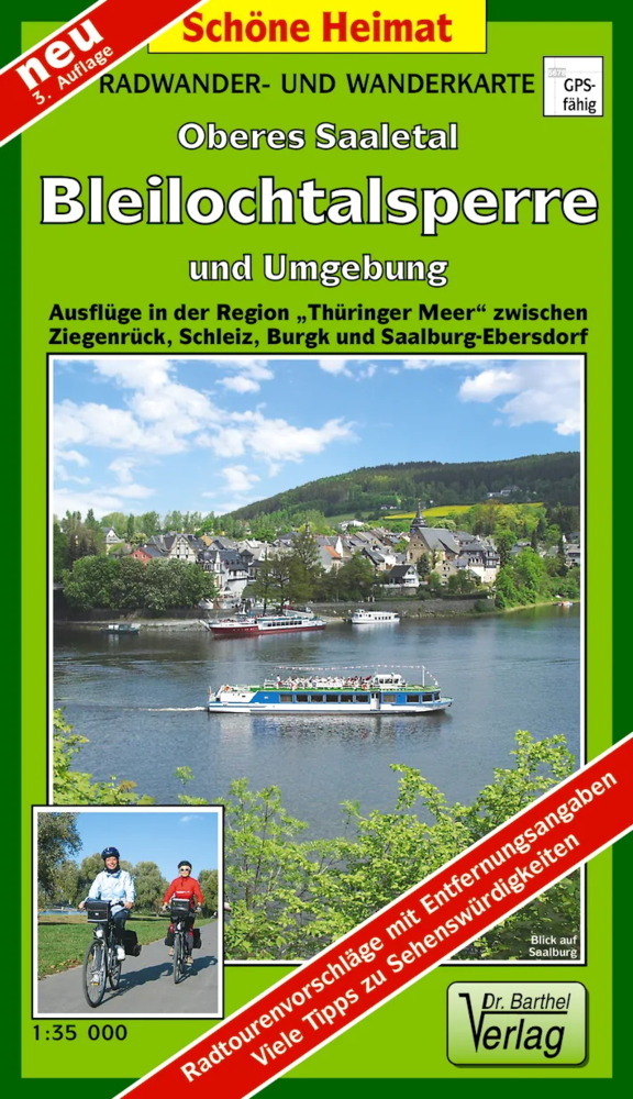 Doktor Barthel Karte Oberes Saaletal, Bleilochtalsperre und Umgebung main product photo