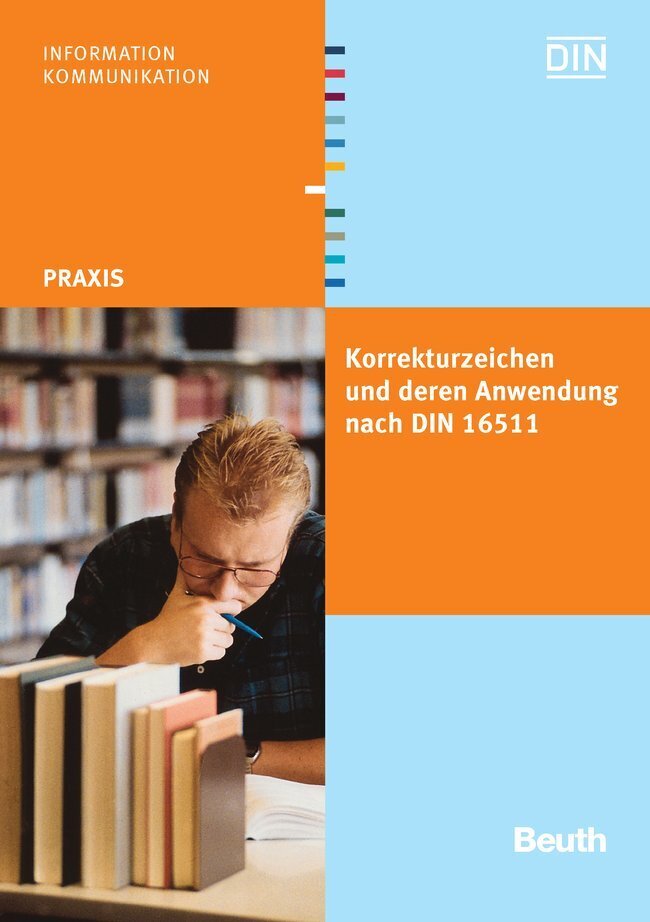 Korrekturzeichen und deren Anwendung nach DIN 16511 main product photo