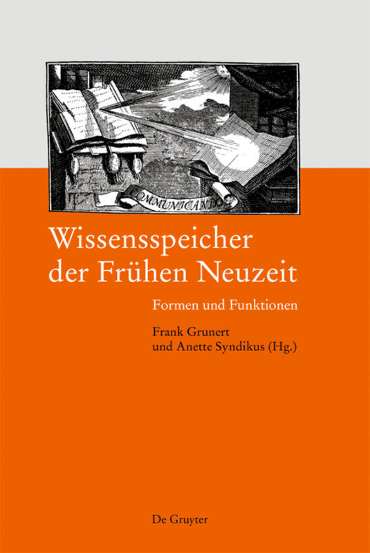 Erschließen und Speichern von Wissen in Frühen Neuzeit main product photo