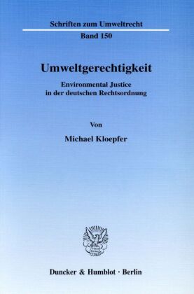 Umweltgerechtigkeit.