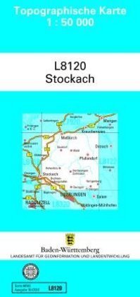 Topographische Karte Baden-Württemberg, Zivilmilitärische Ausgabe - Stockach