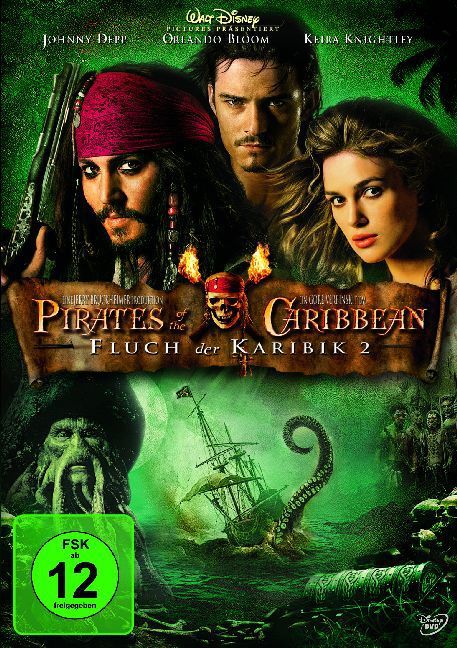 Pirates of the Caribbean, Fluch der Karibik 2, 1 DVD main product photo