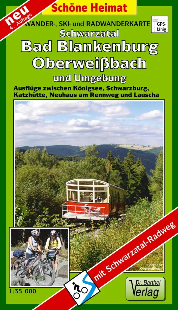 Doktor Barthel Karte Schwarzatal, Bad Blankenburg, Oberweißbach und Umgebung main product photo