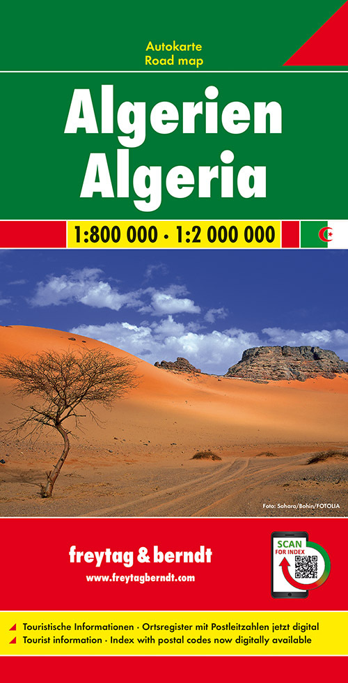 Algerien, Autokarte 1:800.000-1:2.000.000 main product photo
