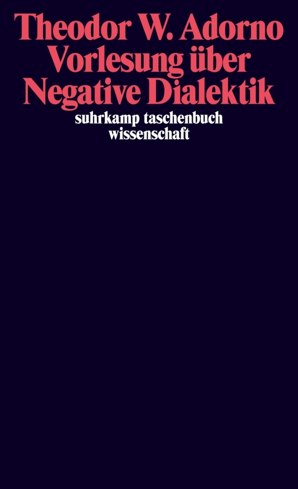 Vorlesung über Negative Dialektik main product photo