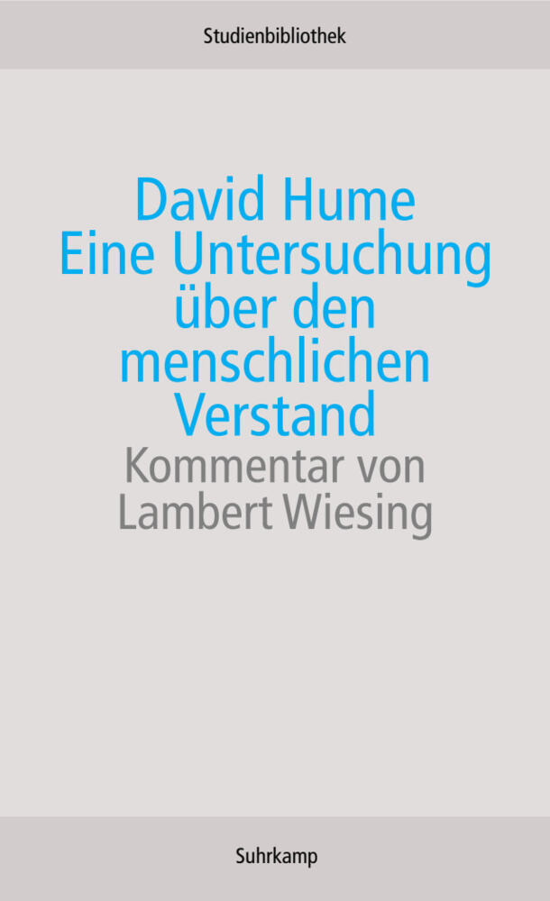 Eine Untersuchung über den menschlichen Verstand main product photo