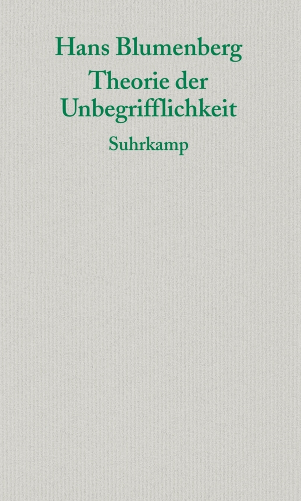 Theorie der Unbegrifflichkeit main product photo