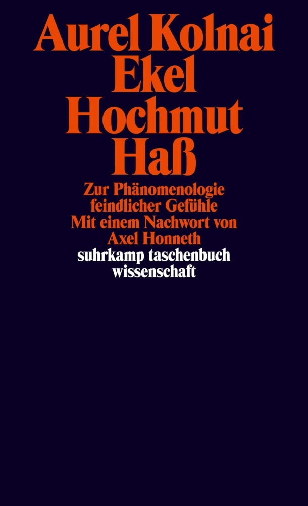 Ekel, Hochmut, Haß main product photo