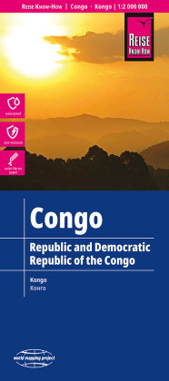 Reise Know-How Landkarte Kongo / Congo (1:2.000.000). Republic & Democratic Republic of the Congo. République & République Démocratique du Congo; República & República democrática del Congo