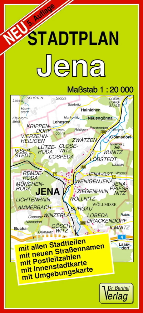 Doktor Barthel Stadtplan Jena main product photo