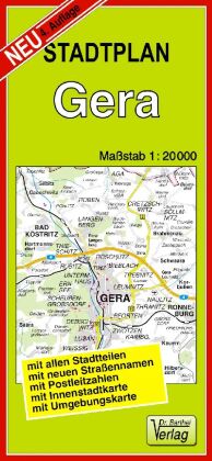 Doktor Barthel Stadtplan Gera
