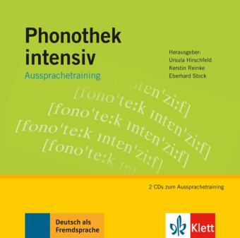 Phonothek intensiv, Aussprachetraining, 2 Audio-CDs, Audio-CD