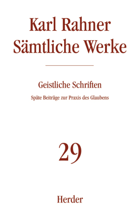 Karl Rahner Sämtliche Werke
