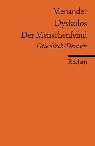 Dyskolos /Der Menschenfeind. Griech. /Dt. main product photo