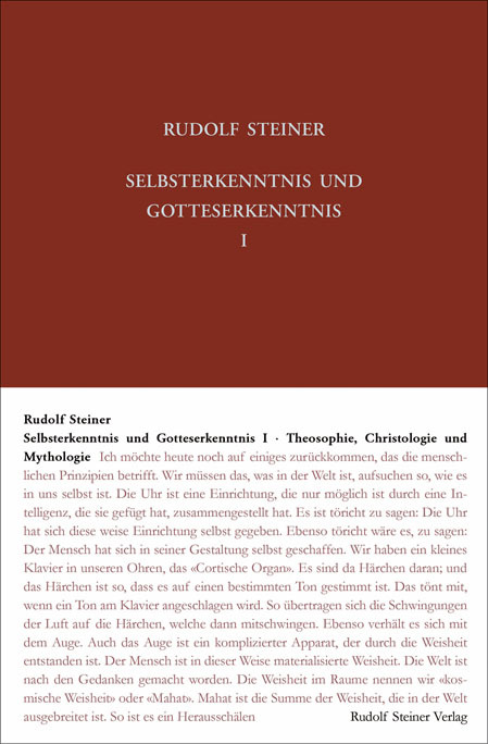 Selbsterkenntnis und Gotteserkenntnis. Bd.1 main product photo