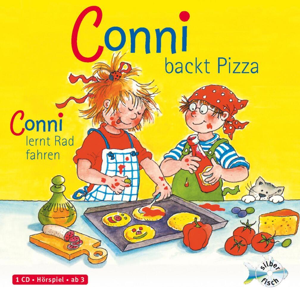 Conni backt Pizza / Conni lernt Rad fahren (Meine Freundin Conni - ab 3), 1 Audio-CD main product photo