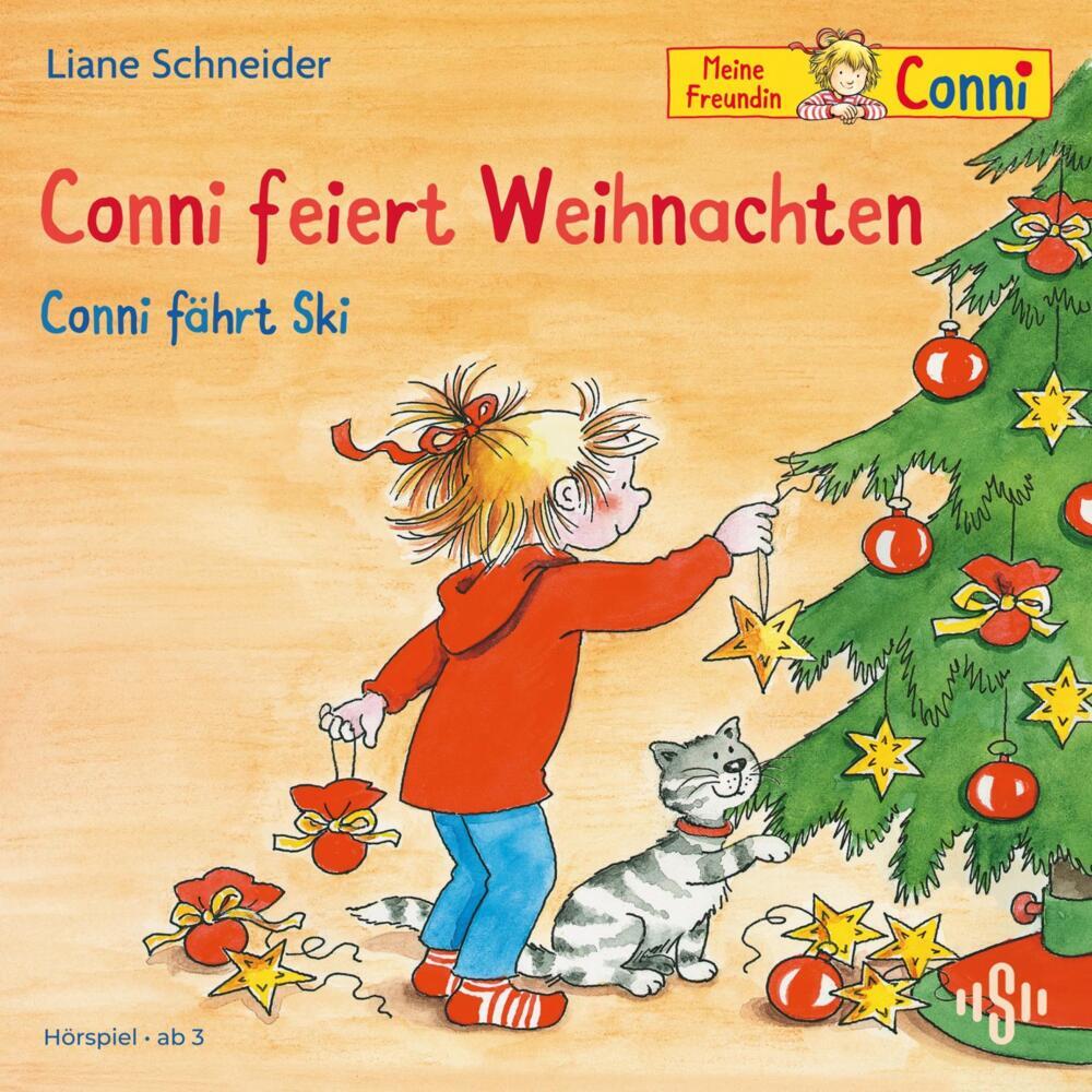 Conni feiert Weihnachten / Conni fährt Ski, 1 Audio-CD main product photo