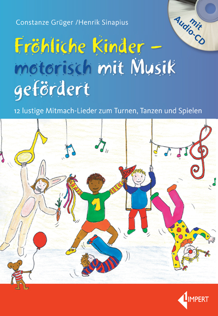 Fröhliche Kinder - motorisch mit Musik gefördert main product photo