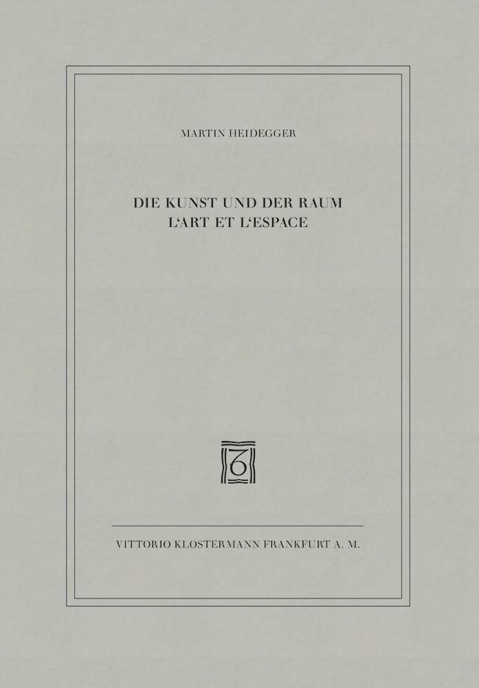 Die Kunst und der Raum. L' Art et l'Espace main product photo