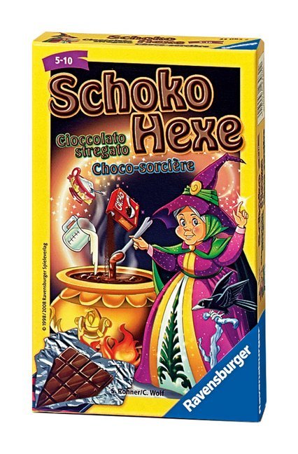 Ravensburger 23082 - Schoko Hexe , Mitbringspiel für 2-6 Spieler, Kartenspiel ab 6 Jahren, kompaktes Format, Reisespiel main product photo