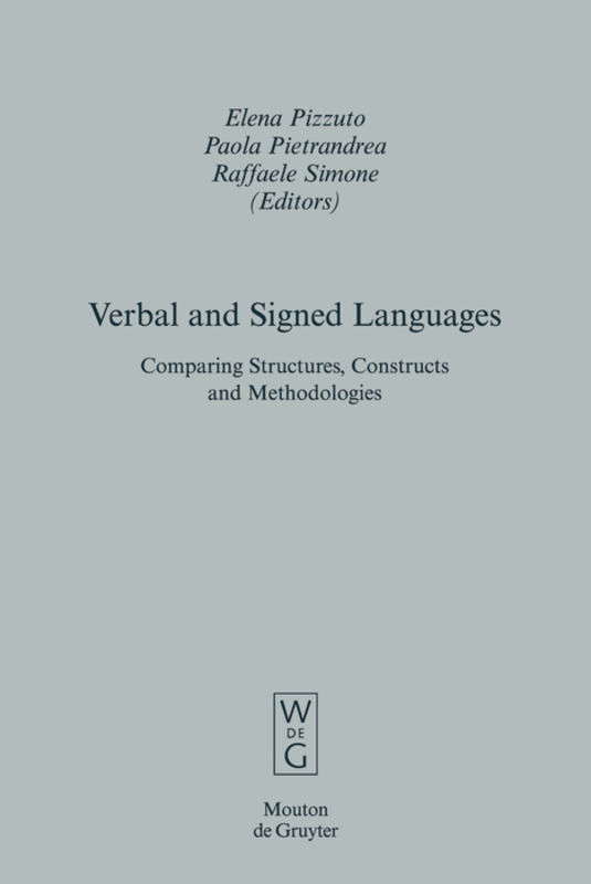 Verbal and Signed Languages main product photo