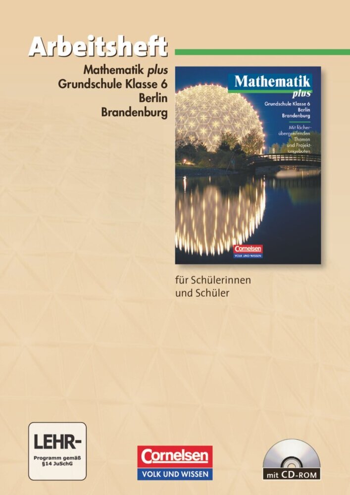 Mathematik plus - Grundschule Berlin und Brandenburg - 6. Schuljahr main product photo