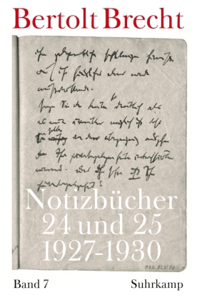 Notizbücher 24 und 25 (1927-1930)