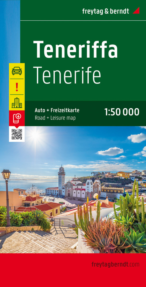 Teneriffa, Autokarte 1:50.000, freytag & berndt main product photo