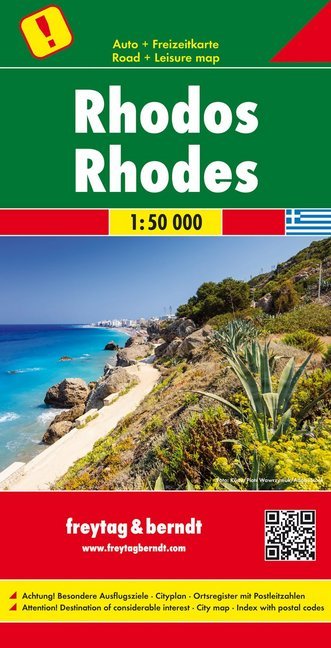 Freytag & Berndt Autokarte Rhodos. Rodos. Rhodes; Rodi main product photo