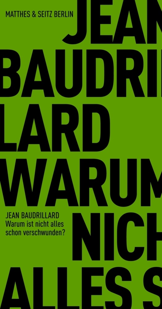 Warum ist nicht alles schon verschwunden? main product photo