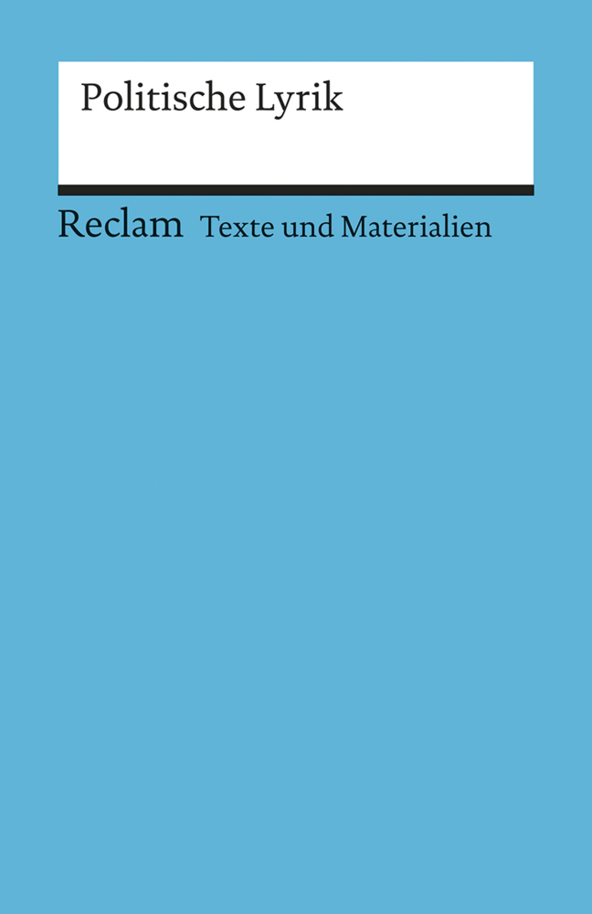 Politische Lyrik main product photo
