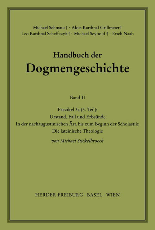 Handbuch der Dogmengeschichte. Faszikel.3a3 main product photo