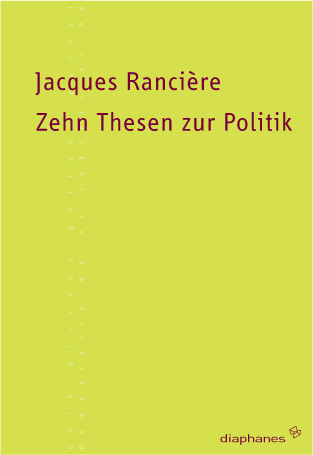 Zehn Thesen zur Politik main product photo