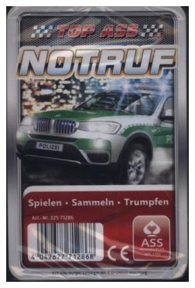Notruf, Quartett (Kartenspiel)