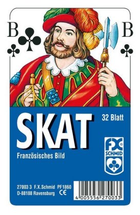 Skat, Französisches Bild (Spielkarten)