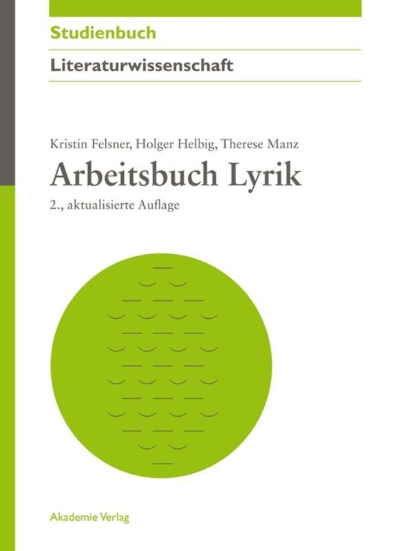Arbeitsbuch Lyrik main product photo