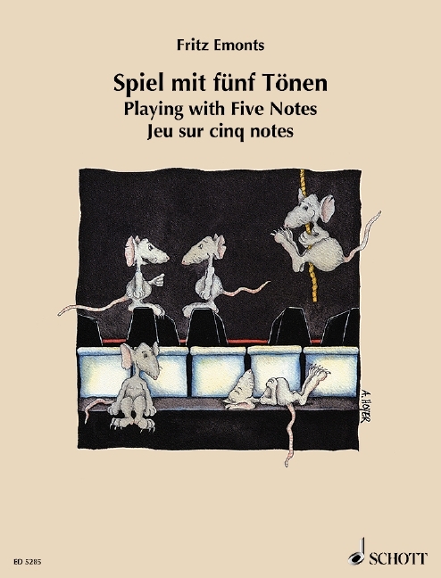 Spiel mit 5 Tönen. Playing with Five Notes. Jeu sur cinq notes, für Klavier main product photo