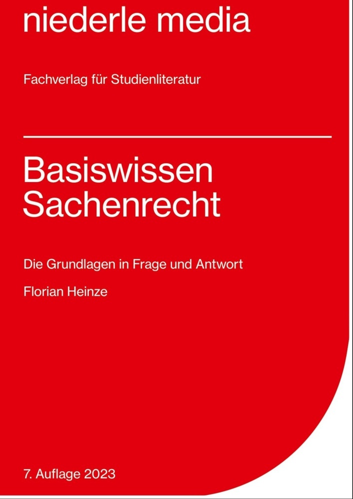 Basiswissen Sachenrecht - 2023 main product photo