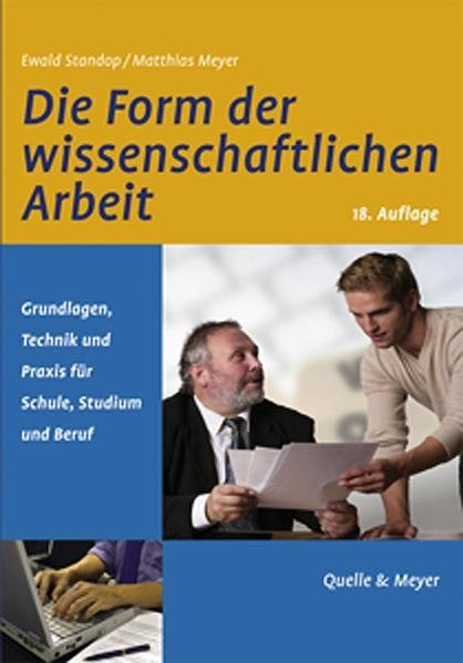 Die Form der wissenschaftlichen Arbeit main product photo