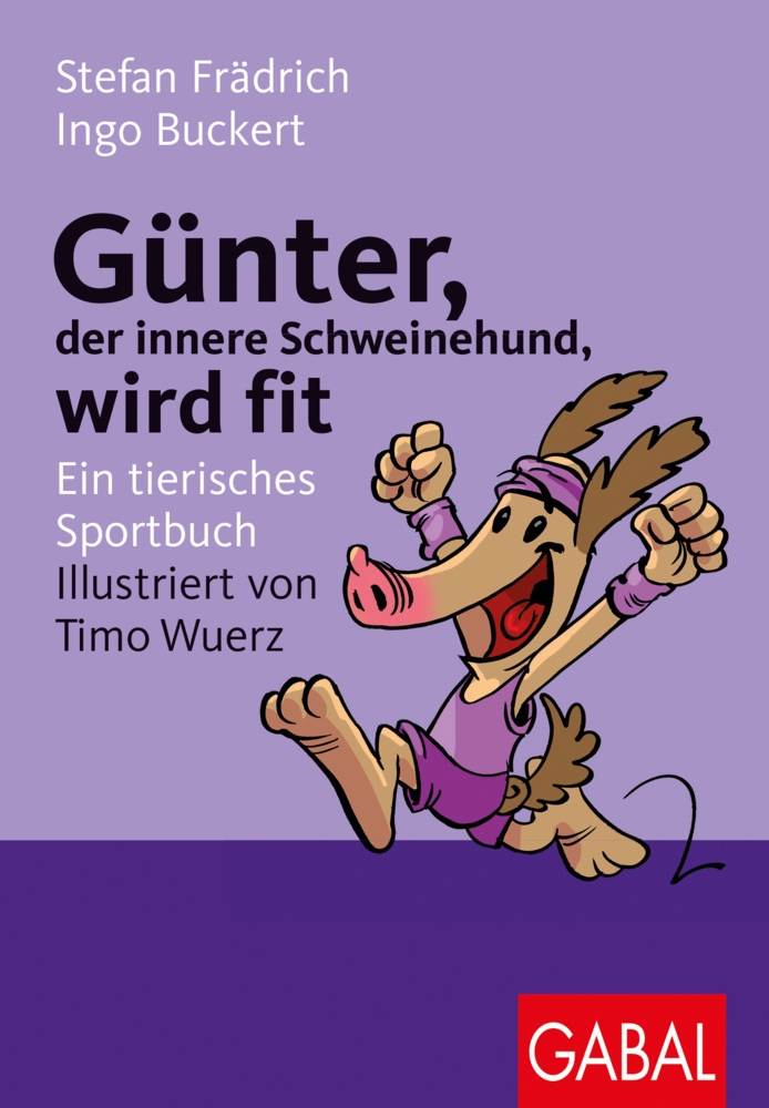 Günter, der innere Schweinehund, wird fit main product photo