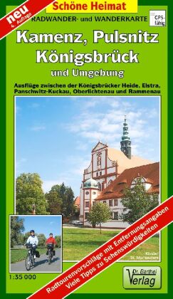 Doktor Barthel Karte Kamenz, Pulsnitz, Königsbruck und Umgebung