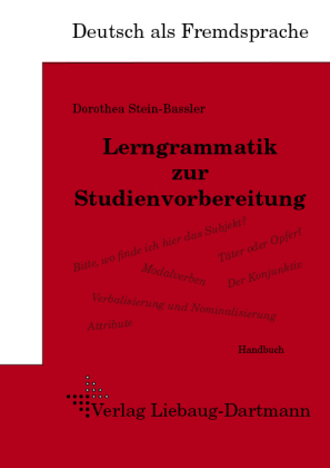 Lerngrammatik zur Studienvorbereitung, Handbuch