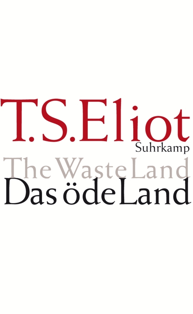 Das öde Land. The Waste Land main product photo