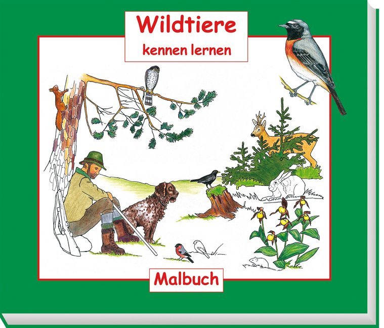 Wildtiere kennen lernen, Malbuch main product photo